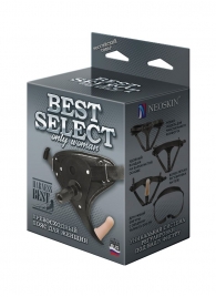 Пояс HARNESS BEST SELECT с вагинальной пробкой - LOVETOY (А-Полимер) - купить с доставкой в Златоусте