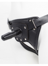Черный пояс для насадок CLASS STRAP Restyling - LOVETOY (А-Полимер) - купить с доставкой в Златоусте