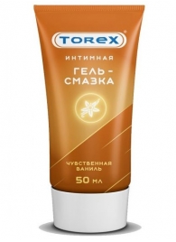 Смазка на водной основе TOREX  Чувственная ваниль  - 50 мл. - Torex - купить с доставкой в Златоусте