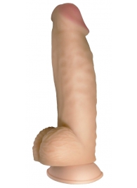 Телесный реалистичный фаллоимитатор на черных трусиках Real Big Strap-On - 34,5 см. - LOVETOY (А-Полимер) - купить с доставкой в Златоусте