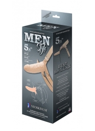 Телесный мужской парапротез MEN STYLE - 15 см. - LOVETOY (А-Полимер) - купить с доставкой в Златоусте