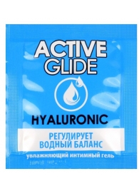 Лубрикант на водной основе Active Glide с гиалуроновой кислотой - 3 гр. - Биоритм - купить с доставкой в Златоусте