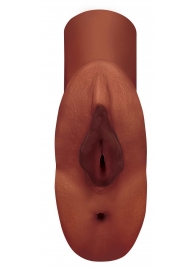Коричневый мастурбатор Perfect Pussy Double Stroker - Pipedream - в Златоусте купить с доставкой