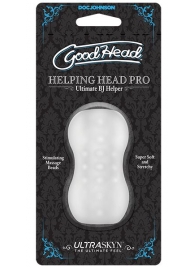 Прозрачный мини-мастурбатор Helping Head Pro - Doc Johnson - в Златоусте купить с доставкой