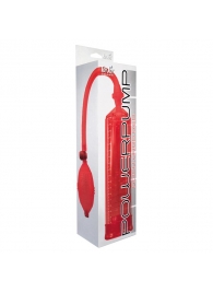 Красная вакуумная помпа Power Pump Red - Toy Joy - в Златоусте купить с доставкой
