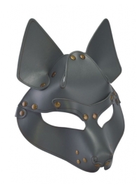Серая маска Wolf с клепками - Sitabella - купить с доставкой в Златоусте