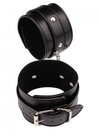 Черные оковы Classic Ankle Cuffs - Chisa - купить с доставкой в Златоусте