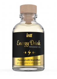 Массажный гель с согревающим эффектом Energy Drink - 30 мл. - INTT - купить с доставкой в Златоусте