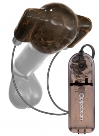 Дымчатый вибростимулятор головки пениса Dual Vibrating Head Teaser - Pipedream - в Златоусте купить с доставкой