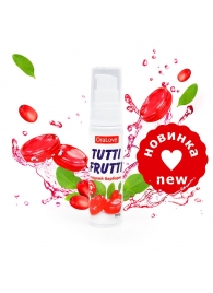 Гель-смазка Tutti-frutti со вкусом барбариса - 30 гр. - Биоритм - купить с доставкой в Златоусте