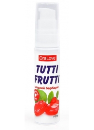 Гель-смазка Tutti-frutti со вкусом барбариса - 30 гр. - Биоритм - купить с доставкой в Златоусте