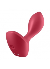 Красный вибромассажёр простаты Satisfyer Backdoor Lover - 14 см. - Satisfyer - в Златоусте купить с доставкой