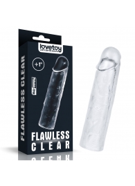 Прозрачная насадка-удлинитель Flawless Clear Penis Sleeve Add 1 - 15,5 см. - Lovetoy - в Златоусте купить с доставкой
