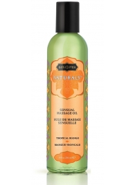 Массажное масло Naturals Tropical Mango с ароматом манго - 236 мл. - Kama Sutra - купить с доставкой в Златоусте