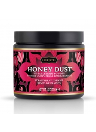Пудра для тела Honey Dust Body Powder с ароматом клубники - 170 гр. - Kama Sutra - купить с доставкой в Златоусте