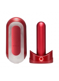 Красный мастурбатор Flip Zero Red   Warmer с подогревом - Tenga - в Златоусте купить с доставкой