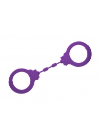Фиолетовые силиконовые поножи Limitation - Lola Games - купить с доставкой в Златоусте