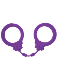 Фиолетовые силиконовые поножи Limitation - Lola Games - купить с доставкой в Златоусте