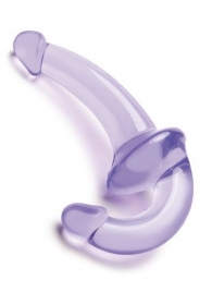 Фиолетовый безремневой страпон Strapless Strap-On - Lux Fetish - купить с доставкой в Златоусте