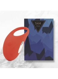 Красное кольцо с вибрацией Thor Cockring - FeelzToys - в Златоусте купить с доставкой