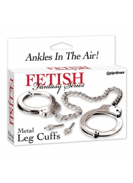 Металлические наручники Metal Leg Cuffs - Pipedream - купить с доставкой в Златоусте