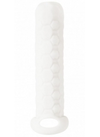 Белый фаллоудлинитель Homme Long - 13,5 см. - Lola Games - в Златоусте купить с доставкой