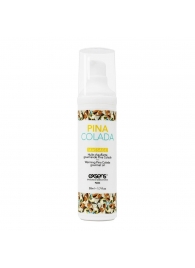 Разогревающее массажное масло с ароматом пина колада Gourmet Pina Colada - 50 мл. - Exsens - купить с доставкой в Златоусте