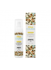 Разогревающее массажное масло с ароматом пина колада Gourmet Pina Colada - 50 мл. - Exsens - купить с доставкой в Златоусте