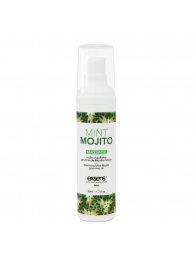 Разогревающее массажное масло с ароматом мохито Gourmet Mint Mojito - 50 мл. - Exsens - купить с доставкой в Златоусте