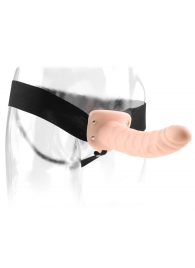 Полый страпон 8  Hollow Strap-On телесного цвета - 19 см. - Pipedream - купить с доставкой в Златоусте