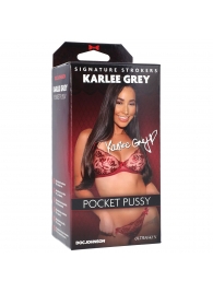 Мастурбатор-вагина Karlee Grey ULTRASKYN Pocket Pussy - Doc Johnson - в Златоусте купить с доставкой