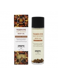 Органическое массажное масло TIGER EYE MACADAMIA - 100 мл. - Exsens - купить с доставкой в Златоусте