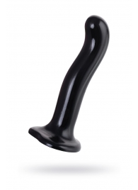Черный стимулятор для пар P G-Spot Dildo Size L - 19 см. - Strap-on-me - в Златоусте купить с доставкой