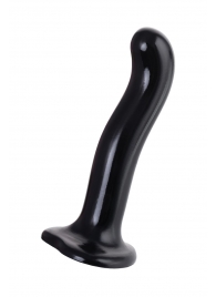 Черный стимулятор для пар P G-Spot Dildo Size L - 19 см. - Strap-on-me - в Златоусте купить с доставкой