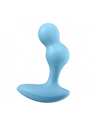Голубой анальный вибростимулятор Deep Driver - 11,2 см. - Satisfyer - в Златоусте купить с доставкой