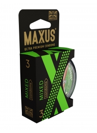 Презервативы в пластиковом кейсе MAXUS AIR Mixed - 3 шт. - Maxus - купить с доставкой в Златоусте
