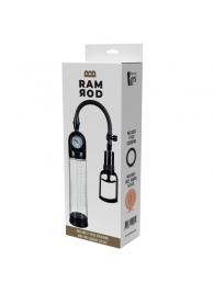 Прозрачная вакуумная помпа с манометром Deluxe Penis Pump - Dream Toys - в Златоусте купить с доставкой
