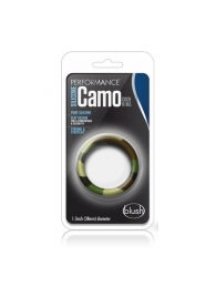 Эрекционное кольцо камуфляжной расцветки Silicone Camo Cock Ring - Blush Novelties - в Златоусте купить с доставкой