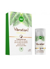 Возбуждающий гель с ароматом кокоса Vibration Coconut - 15 мл. - INTT - купить с доставкой в Златоусте