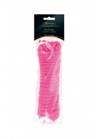 Розовая веревка для связывания Sweet Caress Rope - 10 метров - Sweet Caress - купить с доставкой в Златоусте