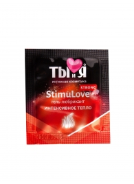 Разогревающий гель-лубрикант Stimulove Strong в одноразовой упаковке - 4 гр. - Биоритм - купить с доставкой в Златоусте