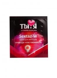 Возбуждающий крем для женщин Sextaz-W в одноразовой упаковке - 1,5 гр. - Биоритм - купить с доставкой в Златоусте