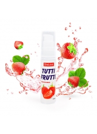 Гель-смазка Tutti-frutti с земляничным вкусом - 30 гр. - Биоритм - купить с доставкой в Златоусте