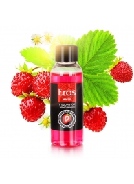 Массажное масло Eros fantasy с ароматом земляники - 50 мл. - Биоритм - купить с доставкой в Златоусте