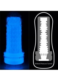 Светящийся в темноте мастурбатор Lumino Play Masturbator Ribbed - Lovetoy - в Златоусте купить с доставкой