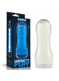 Светящийся в темноте мастурбатор Lumino Play Masturbator Ribbed - Lovetoy - в Златоусте купить с доставкой