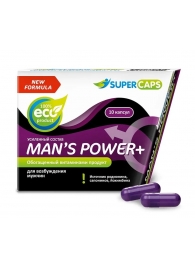 Возбуждающее средство для мужчин Mans Power plus - 10 капсул (0,35 гр.) +1 в подарок - SuperCaps - купить с доставкой в Златоусте