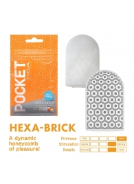 Карманный мастурбатор HEXA-BRICK - Tenga - в Златоусте купить с доставкой