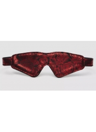 Двусторонняя красно-черная маска на глаза Reversible Faux Leather Blindfold - Fifty Shades of Grey - купить с доставкой в Златоусте