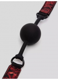 Кляп-шар на двусторонних ремешках Reversible Silicone Ball Gag - Fifty Shades of Grey - купить с доставкой в Златоусте